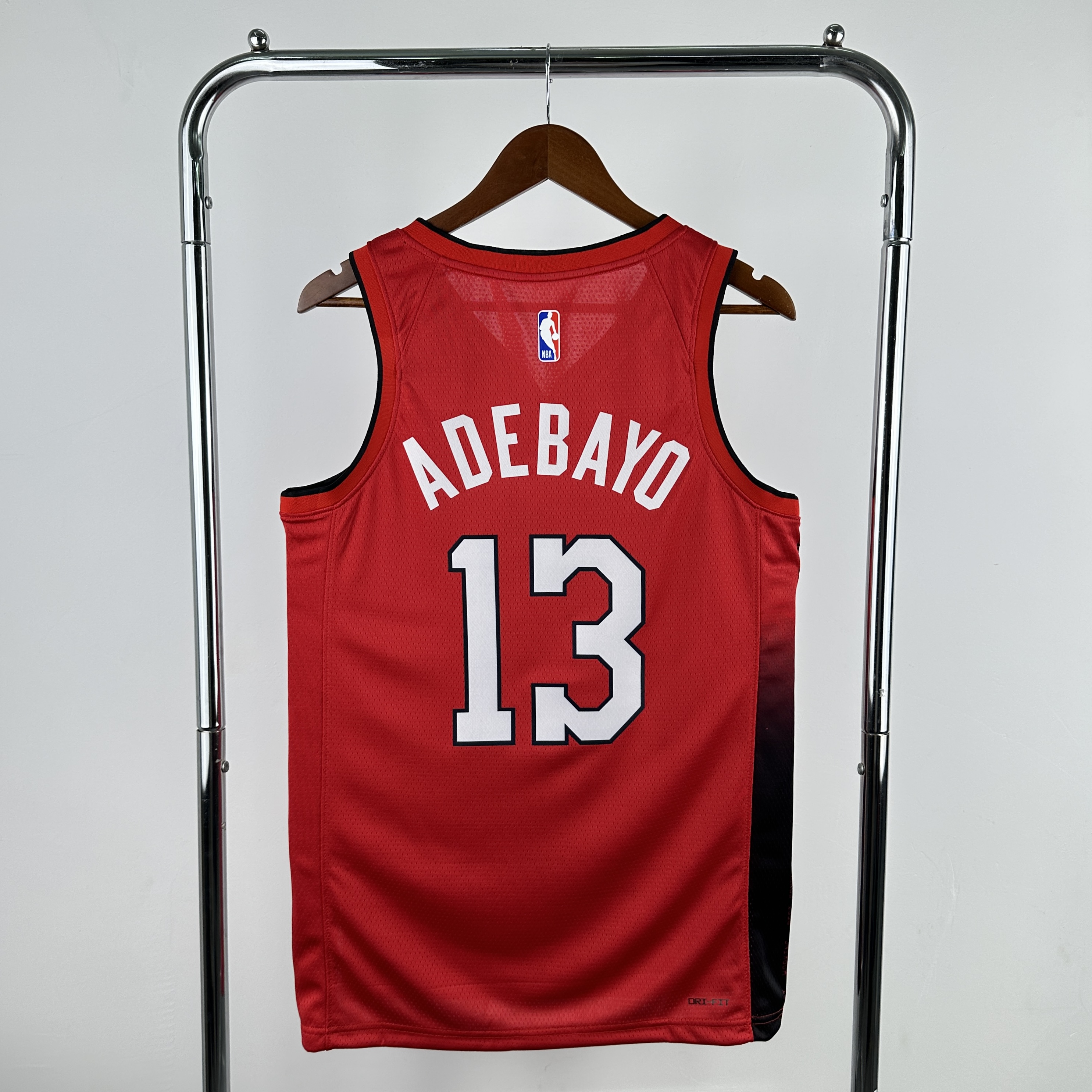 Men Miami Heat #13 Adebayo Red City Edition Season Nike 2025 NBA Jersey